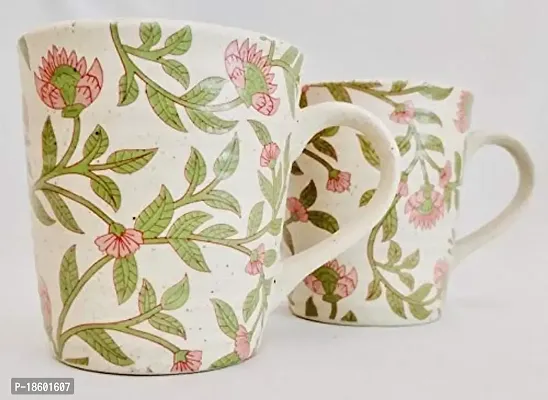 Seedlings India Microwave  Dishwasher Safe Stoneware Coffee Mug Set of 2-thumb2