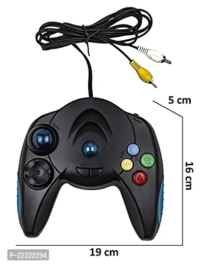 Plastic video games 98800 in 1 handheld console with tv support through av connections, plug and play device, Multi color-thumb2