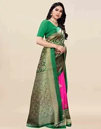 magmina BANARASI ART SILK SAREE-thumb3