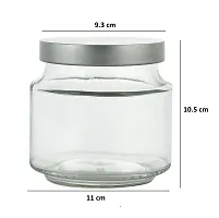 Puchku Rejoice Kitchen Storage Glass Containers with Rust Proof Air Tight Metal Lid, 600ml (3)-thumb3