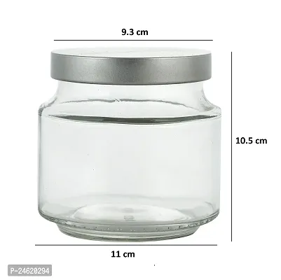 Puchku Rejoice Kitchen Storage Glass Containers with Rust Proof Air Tight Metal Lid, 600ml (3)-thumb4