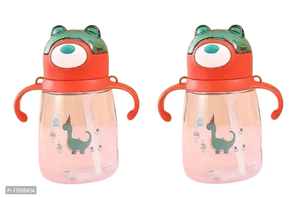 Kids Water Bottle With Sticker Pack Of 2