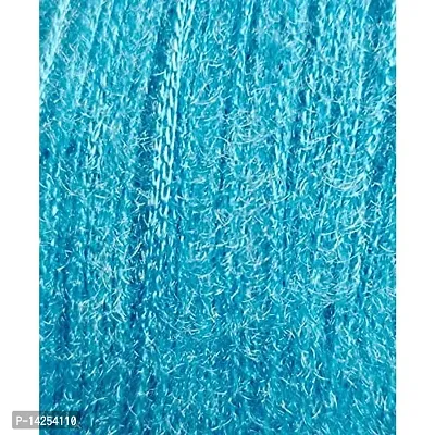 Rcb Oswal Tarang Gold Knitting Wool Yarn, Soft Tarang Gold Feather Wool Ball Sky Blue 300 Gm Best Used With Knitting Needles, By Oswal Shade No-7-thumb2