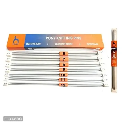 Pony Cold Headed Knitting Needle Pin Pair, Size 8 no (4.mm) Knitting Pin  Price in India - Buy Pony Cold Headed Knitting Needle Pin Pair, Size 8 no  (4.mm) Knitting Pin online