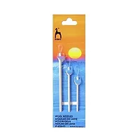 PONY Knitting Pins(25cm)- Set of 4(Size:9G to12G) And Knitting Needle for Neck No.12(23cm) Pair of 4 And Large Eye Loops Wool Needles-Set of 3 And Stainless Steel Needles-Set of 2-thumb3