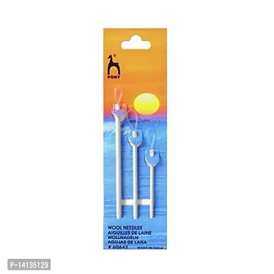 PONY Knitting Pins(25cm)- Set of 4(Size:9G to12G) And Knitting Needle for Neck No.12(23cm) Pair of 4 And Large Eye Loops Wool Needles-Set of 3 And Stainless Steel Needles-Set of 2-thumb4