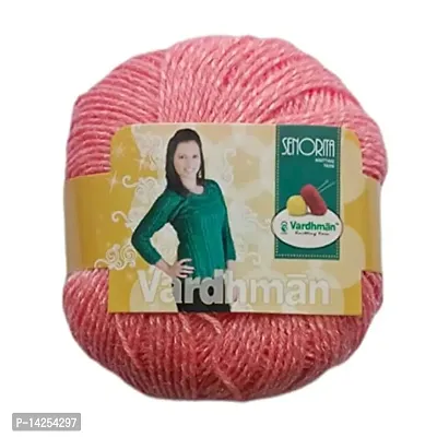 Vardhman Senorita Wool (250 Gm) (50 Gram Each) Ball Hand Knitting Art Craft Soft Fingering Crochet Hook Yarn, Needle Acrylic Thread Dyed Shade No-8
