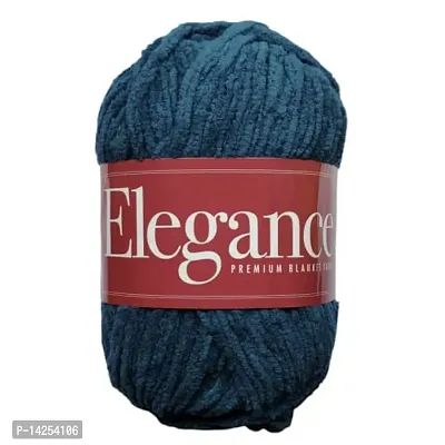 Vardhman Elegance Premium Blanket Knitting Yarn Thick Mottu (1 Ball 200 Gram Each) Wool, 200 Gm Best Used With Knitting Needles, Crochet Needles Wool Yarn For Knitting Shade No-3-thumb0