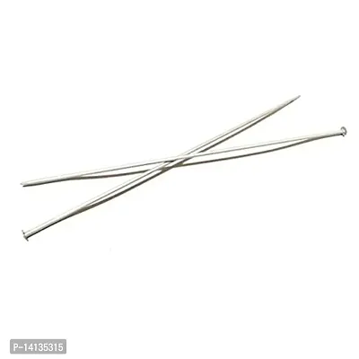NTGS Classic Aluminium Knitting Needle Large Size - No 7G, Length - 35Cm, Woolen Artefacts Like Sweaters, Muflers, Caps Etc, Pair of 2