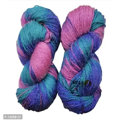 Ganga Glow Knitting Yarn Wool, 200 Gm Woolen Crochet Yarn Thread. Best Used With Knitting Needles, Crochet Needles. Ganga Wool Yarn For Knitting. Best Woolen Thread. Shade No -26