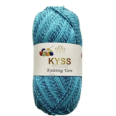 Kyss Zig Zag Multi Ball Hand Knitting Wool Art Craft(1 Ball 100 Gram Each) (200 Gm) Soft Fingering Crochet Hook Yarn, Needle Thread Dyed Shade No-8