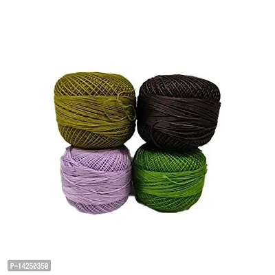 Ntgs Crochet Cotton Thread Yarn For Knitting And Craft Making Combo Pack Of 4 Roll 20 Grms Per Roll #5