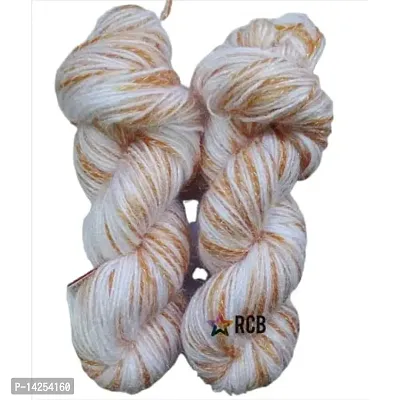 Oswal Arman Wool Hand Knitting Yarn Soft Fancy Wool 400 Gm Best Used With Knitting Needles, Soft Fancy Wool Crochet Dyed Shade No-11-thumb0