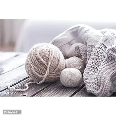 Kyss Parasmani Wool Hand Knitting Soft Fingering Crochet Hook Colour (1 Ball 100Gms Each) 200 Gram Shade No-79-thumb5