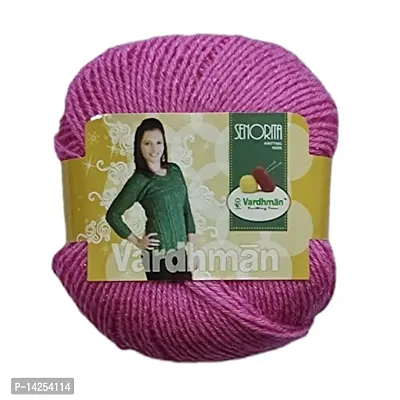 Vardhman Senorita Wool (200 Gm) (50 Gram Each) Ball Hand Knitting Art Craft Soft Fingering Crochet Hook Yarn, Needle Acrylic Thread Dyed Shade No-11