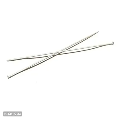 NTGS Classic Aluminium Knitting Needle Large Size - No 9G, Length - 35Cm, Woolen Artefacts Like Sweaters, Muflers, Caps Etc, Pair of 2