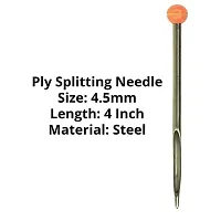 Artonezt Pony Ply Splitting Needle Hand Sewing Needle Yarn Knitting Tool for String Knot Braid Craft Macrame DIY and Other Handmade Projects, Size 4.50mm-thumb1