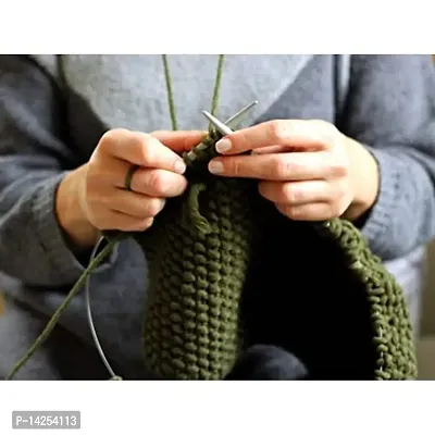 Kyss Parasmani Wool Hand Knitting Soft Fingering Crochet Hook Colour (1 Ball 100Gms Each) 200 Gram Shade No-79-thumb3