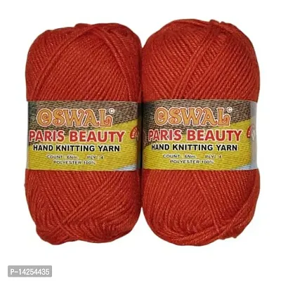 Oswal Socks Paris Beauty Wool Ball Hand Knitting 400 Gram (1 Ball 100 Gram Each) Art Craft Soft Fingering Crochet Hook Yarn Shade No-8
