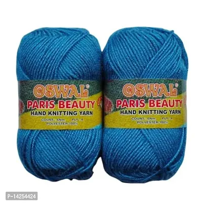 Oswal Socks Paris Beauty Wool Ball Hand Knitting 400 Gram (1 Ball 100 Gram Each) Art Craft Soft Fingering Crochet Hook Yarn Shade No-15-thumb0