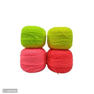 Ntgs Crochet Cotton Thread Yarn For Knitting And Craft Making Combo Pack Of 4 Roll 20 Grms Per Roll #2