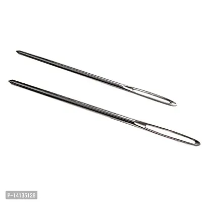 PONY Knitting Pins(25cm)- Set of 4(Size:9G to12G) And Knitting Needle for Neck No.12(23cm) Pair of 4 And Large Eye Loops Wool Needles-Set of 3 And Stainless Steel Needles-Set of 2-thumb5