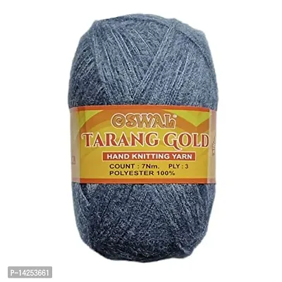 Oswal Tarang Gold Wool Ball Hand Knitting 400 Gram (1 Ball 100 Gram Each) Art Craft Soft Fingering Crochet Hook Yarn Shade No-30-thumb0