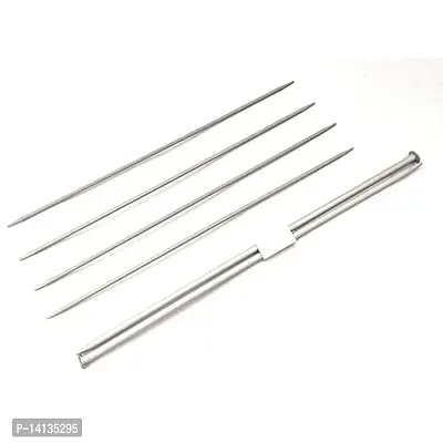 ProjectsforSchool Knitting Needle Combo - no 11 Single Sided, Pair of 2 and no 11 Double Sided, Pair of 4