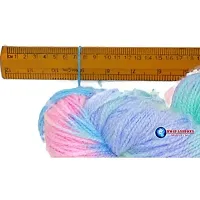 Ganga Glowing Star Printed Hand Knitting Yarn (Icey Pink) (Hanks-200Gms)-thumb2
