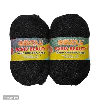 Oswal Socks Paris Beauty Wool Ball Hand Knitting 400 Gram (1 Ball 100 Gram Each) Art Craft Soft Fingering Crochet Hook Yarn Shade No-23-thumb0