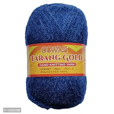 Oswal Tarang Gold Wool Ball Hand Knitting 400 Gram (1 Ball 100 Gram Each) Art Craft Soft Fingering Crochet Hook Yarn Shade No-16-thumb0