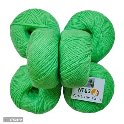 NTGS Baby Soft 100% Acrylic Wool (Dark Green) (8 PC) 4 ply Wool Ball Hand  Knitting Wool/Art Craft Soft Fingering Crochet Hook Yarn, Needle Knitting
