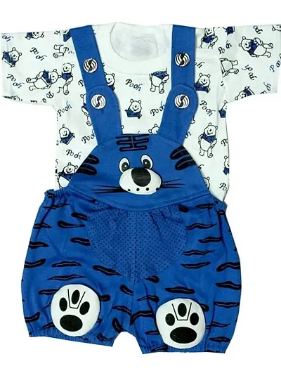 BRANDVALUE Baby Boy and Girl The Cat Dungaree