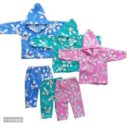 Little Baby Winter Wear Suit Set - Pack of 3-thumb0