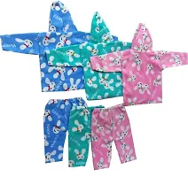 Little Baby Winter Wear Suit Set - Pack of 3-thumb3