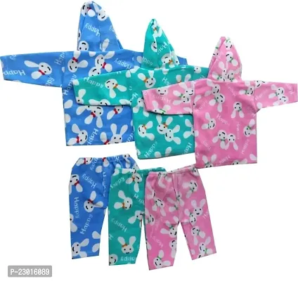 Little Baby Winter Wear Suit Set - Pack of 3-thumb4