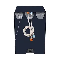 Wings Star Washing Machine Cover for Fully Automatic Front Load IFB Diva Aqua SX 6 kg - Darkblue-thumb1