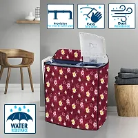 Wings Star Semi Automatic Washing Machine Cover for LG 7 kg, 7.2 kg, 7.5 Kg (82.55x50.8x97.25 cms) | Top Load Washing Machine Cover | Dustproof & Waterproof Washing Machine Cover - KUM88-thumb1