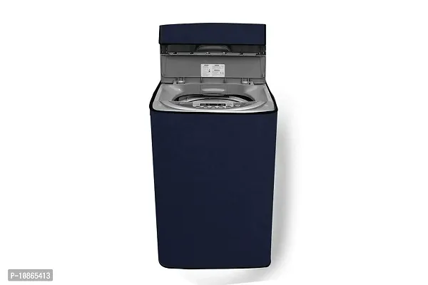 Wings Star Washing Machine Cover for Fully Automatic Top Load LG T8067TEELR 7Kg Model, Darkblue Color