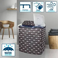 Wings Star Semi Automatic Washing Machine Cover for LG 7 kg, 7.2 kg, 7.5 Kg (82.55x50.8x97.25 cms) | Top Load Washing Machine Cover | Dustproof & Waterproof Washing Machine Cover, KUM41-thumb1