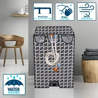 Wings Star Washing Machine Cover for Samsung 6.5 Kg 5 Star Inverter Fully-Automatic Top Loading Washing Machine (WA65T4262GG/TL) - Dustproof| Waterproof Washing Machine Cover, KUM09-thumb1