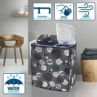 Wings Star Semi Automatic Washing Machine Cover for LG 6 kg, 6.2 kg, 6.5 Kg (80.01x50.8x86.34 cms) | Top Load Washing Machine Cover | Dustproof & Waterproof Washing Machine Cover, KUM117-thumb1