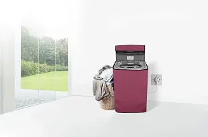 Wings Star Top Load Washing Machine Cover for Samsung 6.5 Kg Fully-Automatic Top Loading WA65M4500HP, Maroon-thumb1