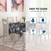 Wings Star Dining Table Cover 6 Seater Waterproof, Size:60""x90"", KUM117-thumb2