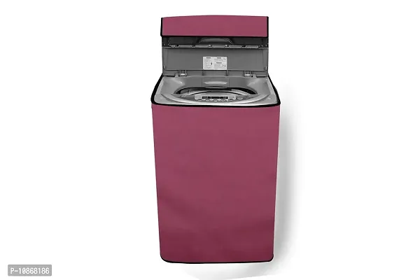 Wings Star Top Load Washing Machine Cover for LG 7 KG Fully-Automatic Top Loading T70SJSS1Z, Maroon