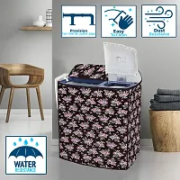 Wings Star Semi Automatic Washing Machine Cover for LG 6 kg, 6.2 kg, 6.5 Kg (80.01x50.8x86.34 cms) | Top Load Washing Machine Cover | Dustproof & Waterproof Washing Machine Cover, KUM116-thumb1