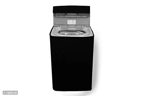 Wings Star Top Load Washing Machine Cover for Samsung 7 Kg Fully-Automatic Top Loading WA70A4022FS, Black-thumb0