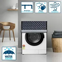 Wings Star Front Load Washing Machine Cover for LG 7 Kg & 7.5Kg (60cmsX53cmsX86cms) | Waterproof & Dust-Proof Front Load Washing Machine Cover For LG | Washing Machin Cover, KUM17-thumb1