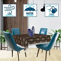 Wings Star PVC Printed Square Dinning Table Cover | Waterproof & Dustproof Table Cover (Size: 54x54 Inches) - KUM40-thumb4