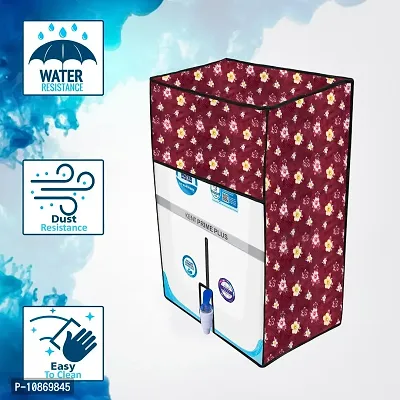 Wings Star Water Purifier RO Cover for Kent Grand, Pulse Aqua | Ro Body Cover for Kent Grand Plus | Waterproof RO Body Cover | Purifier Body Protector Cover (Cherry)-thumb5